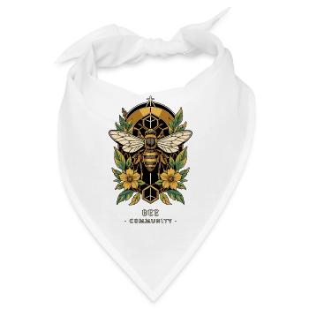 TOTEM BEE Gemeinschaft - Bandana - Weiß - Vorne