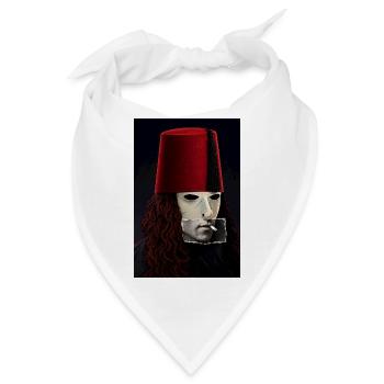 Buckethead x Albert Camus Collage - Bandana - Weiß - Vorne