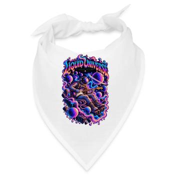 FLÜSSIGES UNIVERSUM | Sternenstaub-Sitzungen - Bandana - Weiß - Vorne