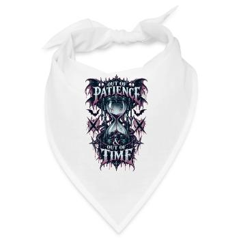Aus Geduld Wird Zeit Gothic - Bandana - Weiß - Vorne