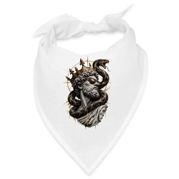 King of the Snakes - Bandana - Weiß - Vorne