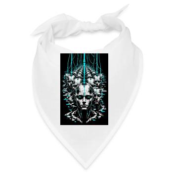 Simulation der Konformität Bot Armee - Bandana - Weiß - Vorne