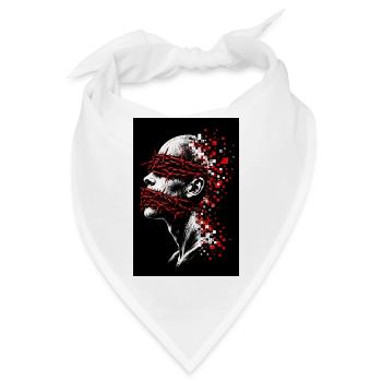 Kollektive Amnesie Schweigen T-Shirt - Bandana - Weiß - Vorne