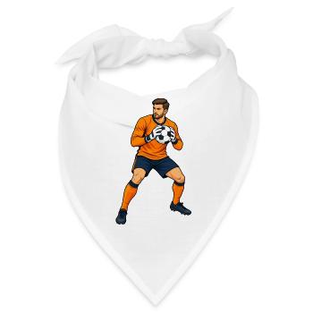 Fußball-Torwartfang - Bandana - Weiß - Vorne