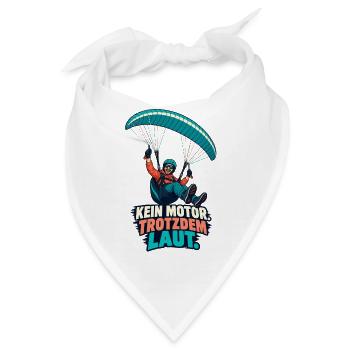 Kein Motor Trotzdem Laut Paragliding - Bandana - Weiß - Vorne