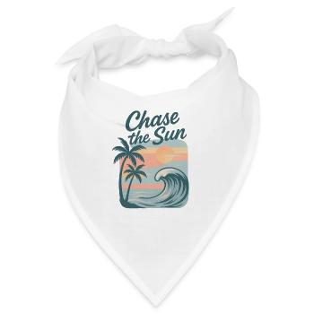 Chase the Sun Surf Sunset - Bandana - Weiß - Vorne