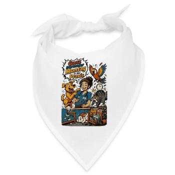 Tierarztpraxis Montagchaos - Bandana - Weiß - Vorne