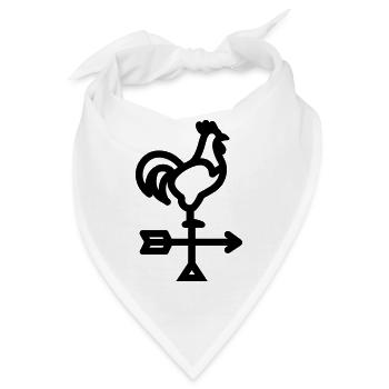 Wetterhahn - Bandana - Weiß - Vorne