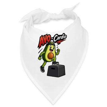 Avocado Cardio Training - Bandana - Weiß - Vorne
