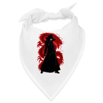 SCHWARZER SKORPION - Bandana - Weiß - Vorne