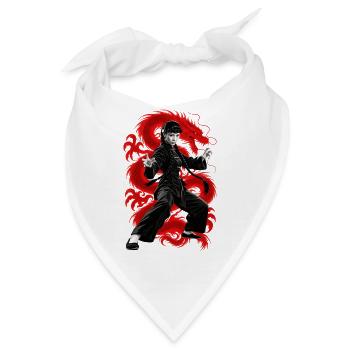 TÖDLICHER SCHLAG - Bandana - Weiß - Vorne