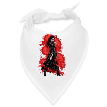 DUNKLE RACHE - Bandana - Weiß - Vorne