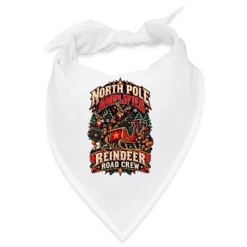 NORDPOL VERSTÄRKT | Rentier-Straßenteam - Bandana - Weiß - Vorne