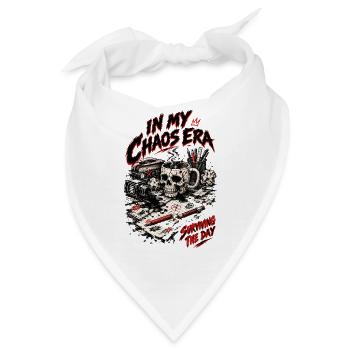 In My Chaos Era: Survival Ink - Bandana - Weiß - Vorne