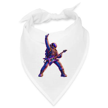 KOSMISCHER ROCKER | Raised Pick Finale - Bandana - Weiß - Vorne