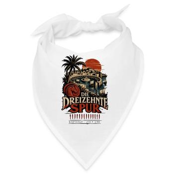 Dreizehnte Spur Hafen Retro - Bandana - Weiß - Vorne