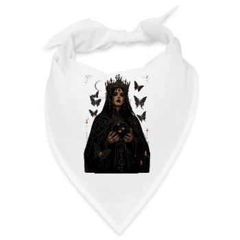 Dunkle Königin der Nachtreiche - Bandana - Weiß - Vorne