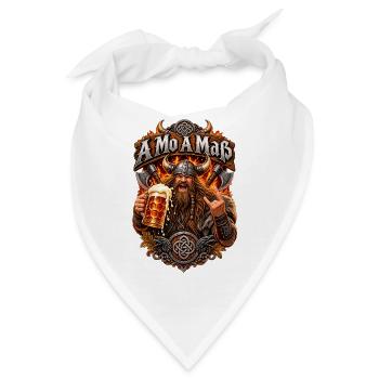 Viking Bierhelden Feuerbanner - Bandana - Weiß - Vorne