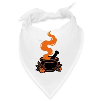 Hexen Moerser Zaubertrank Grafik - Bandana - Weiß - Vorne