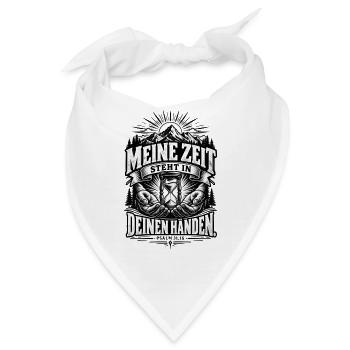 Meine Zeit steht in deinen Händen – Psalm 31,16 - Bandana - Weiß - Vorne