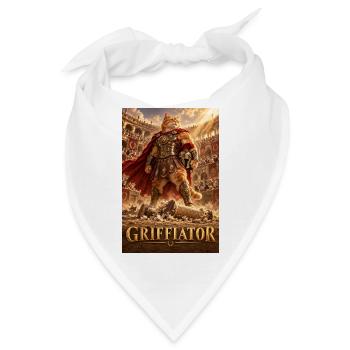Griffiator: Gladiatorkatze - Bandana - Weiß - Vorne