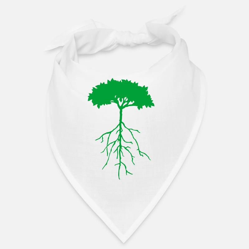root tree - Bandana - white