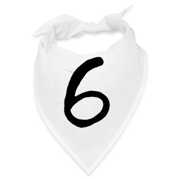 six - Bandana - Weiß - Vorne