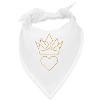 HERZKRONE // KINGDOM OF HEAVEN - Bandana - Weiß - Vorne