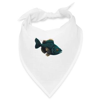 Fliegenfischer - Bandana - Weiß - Vorne