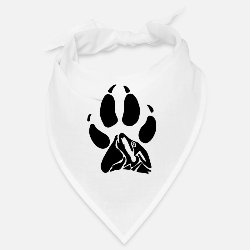 Wolf paw claw howling Bandana