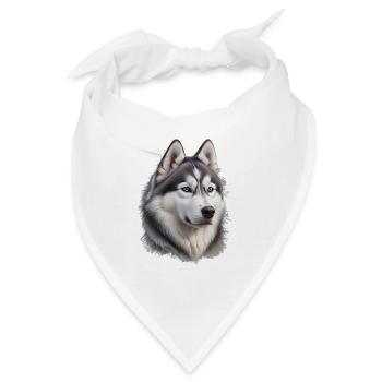 Husky - Bandana - Weiß - Vorne