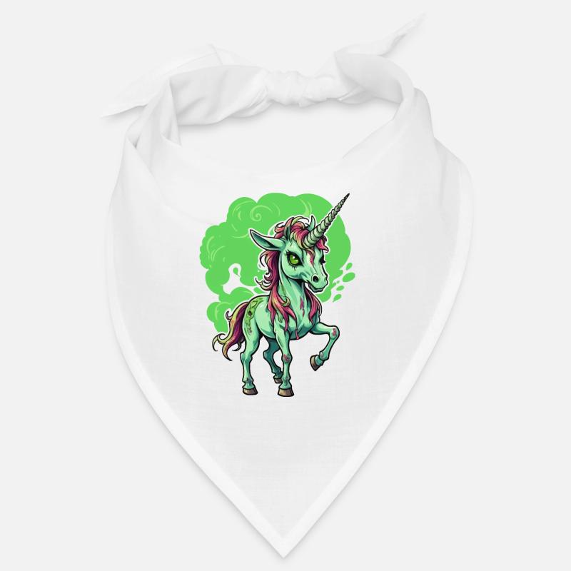 Zombie Einhorn Illustration Bandana