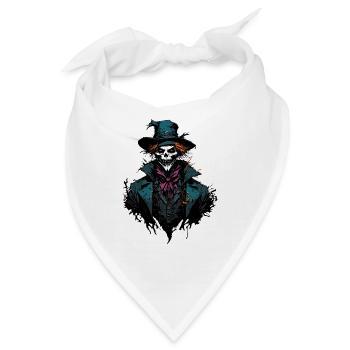Vogelscheuche / Erntehelfer / Maisfeld / Feld - Bandana - Weiß - Vorne