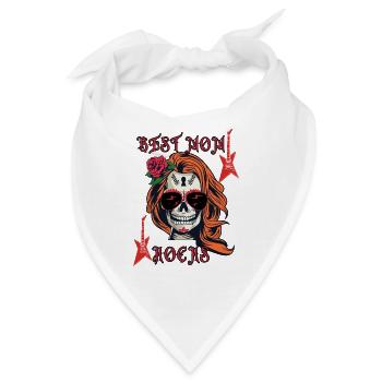 Die besten Mum Rocks - Bandana - Weiß - Vorne