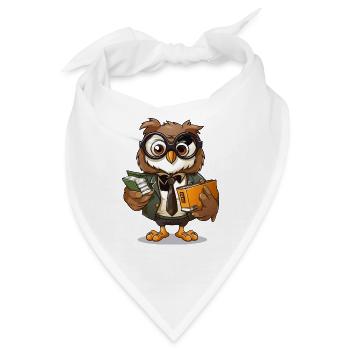 Professor Hoot - Bandana - Weiß - Vorne