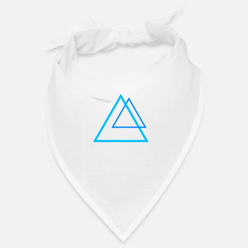 Force pyramids in blue Bandana