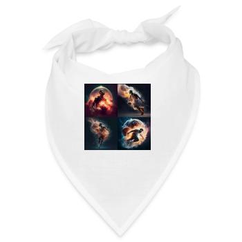 star basketball - Bandana - Weiß - Vorne
