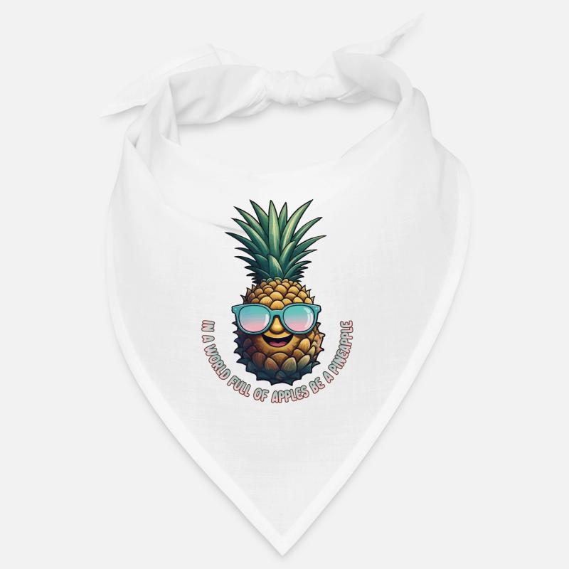 Ananas Pineapple Cool Sonnenbrille Geschenk Bandana