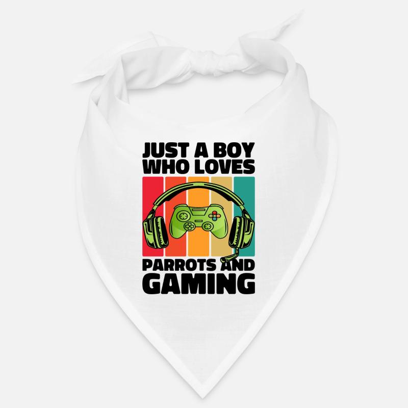 Gamer & Parrots: Videospiele & bunte Abenteuer Bandana