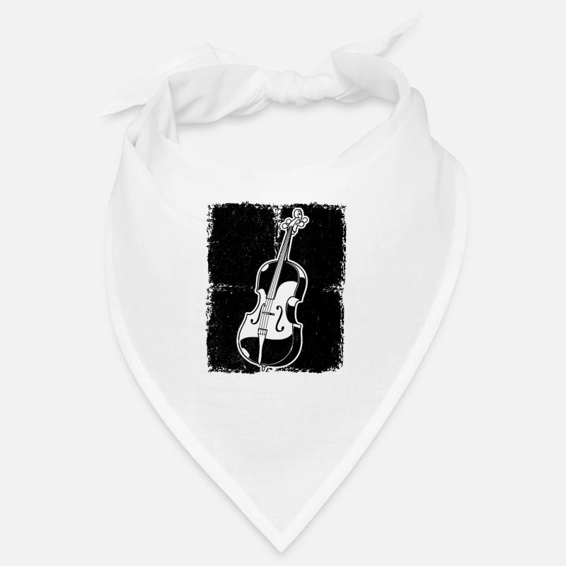 Cello Cellospieler Cellist - Bandana - Weiß