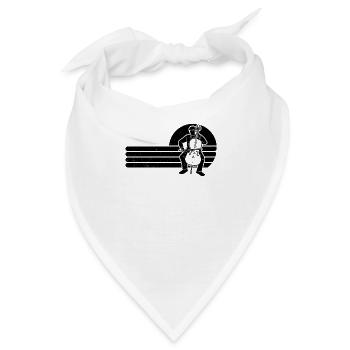 Cello Cellospieler Cellist - Bandana - Weiß - Vorne