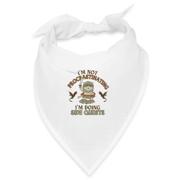 Ich zögere nicht, ich mache Nebenquests - Bandana - Weiß - Vorne