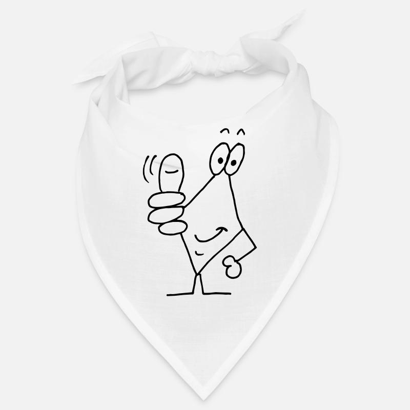 pouces vers le haut Bandana