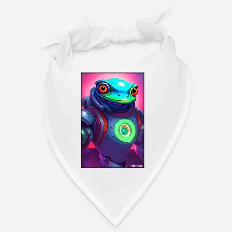 Space Frog Future Cyborg Robot Bandana