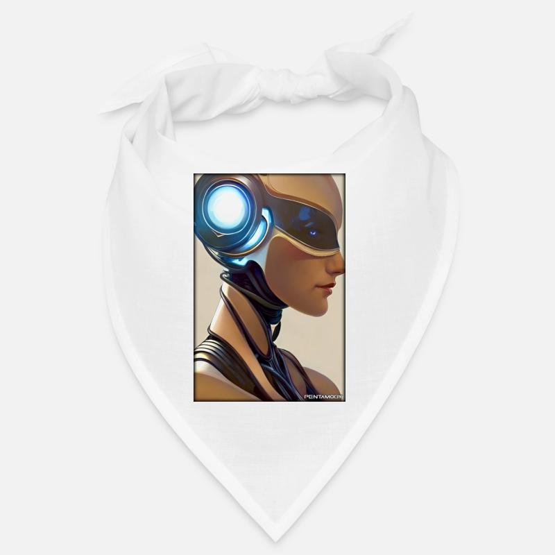 Robot Woman Future Cyborg Machine Technology Bandana
