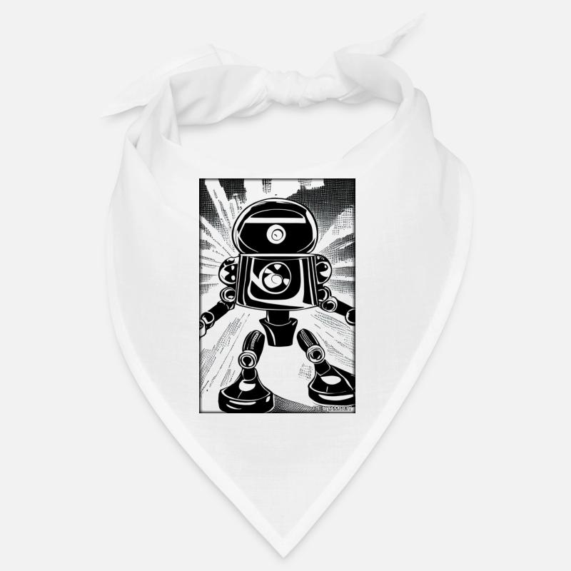 Robot Comic Future Cyborg Machine Technology Bandana