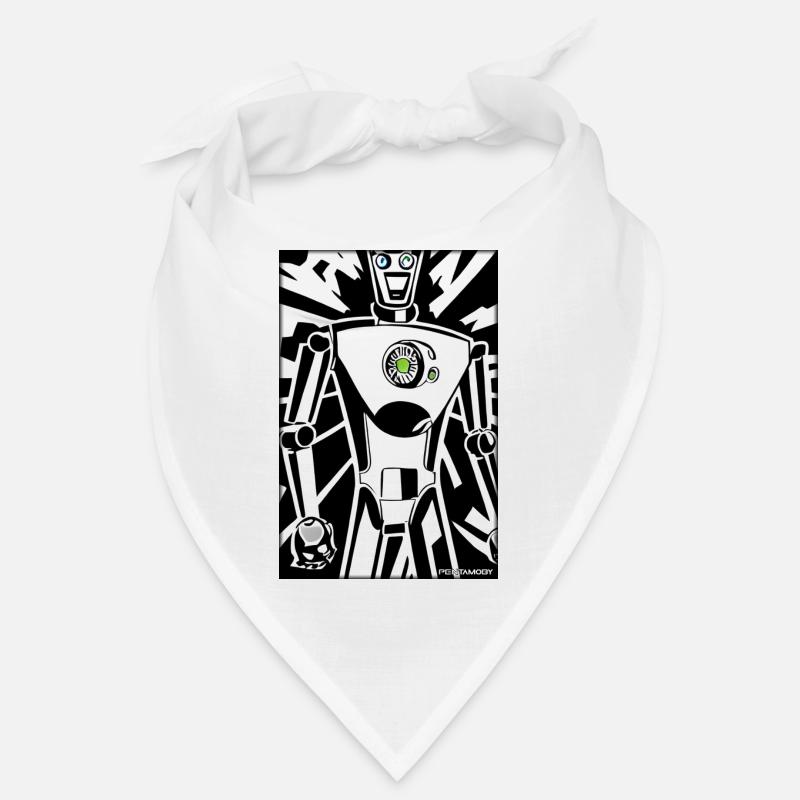 Robot Comic Future Cyborg Machine Technology Bandana