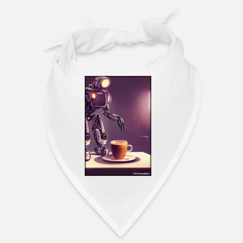 Robot Coffee Future Science Machine Bandana
