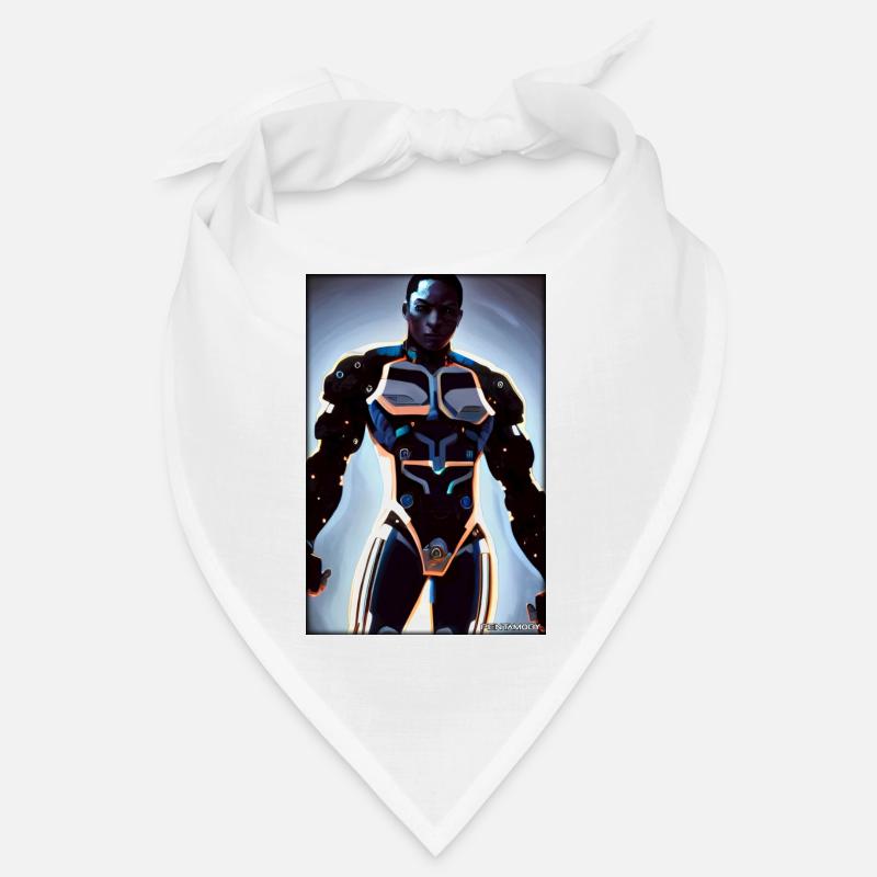 Cyborg Man Future Sci-Fi Machine Technology Bandana