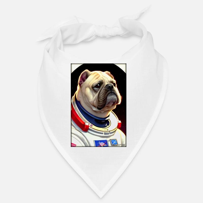 Dog Pet Astronaut Future Sci-Fi Technology Bandana